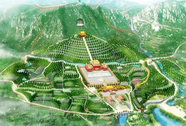 秦始皇陵远景