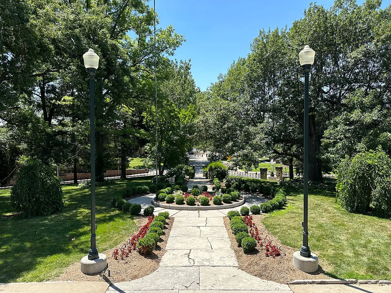 The grounds surrounding the Joslyn Castle included an urban farm, vegetable gardens and over 100 fruit
