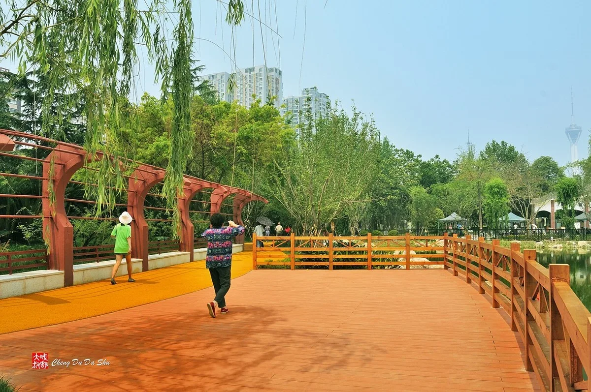 成都市新华公园实景(3)