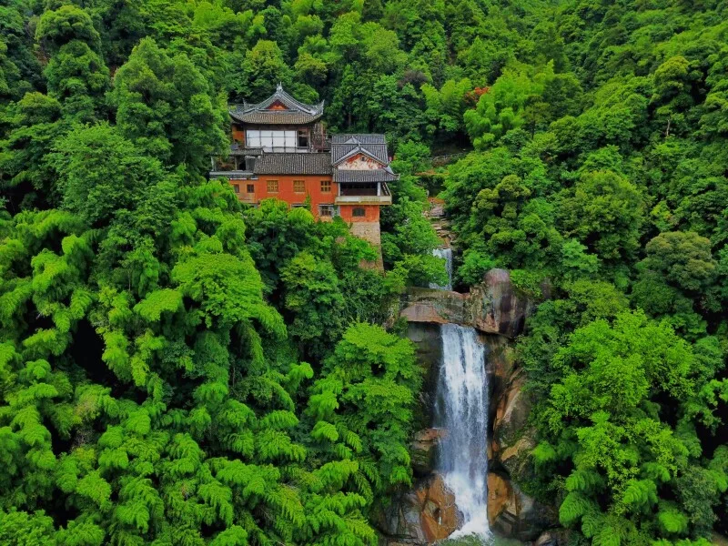 天台山风景区实景(4)