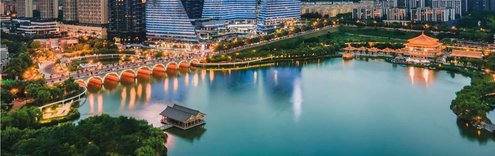 曲江池夜景