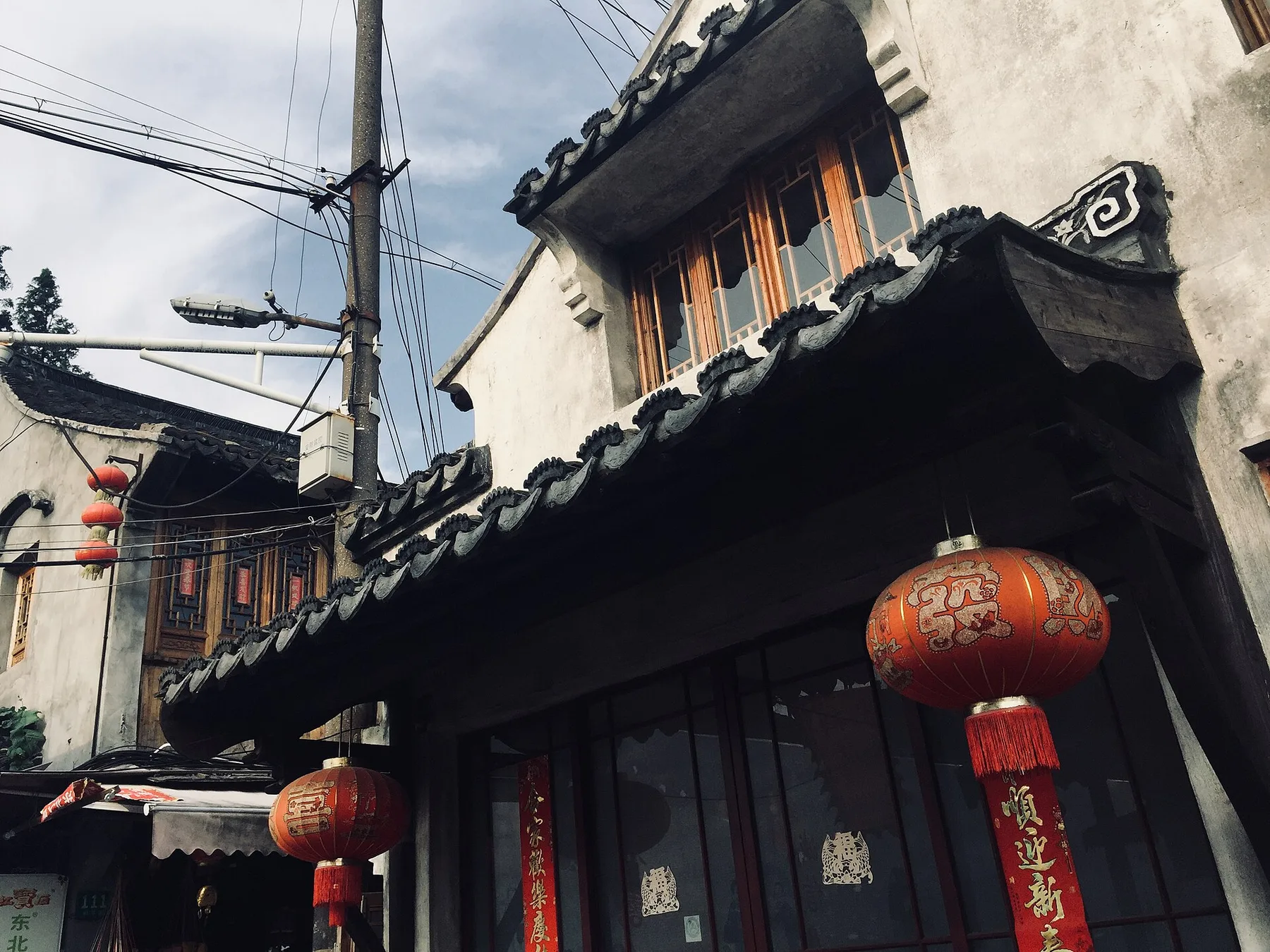 枫泾古镇景色