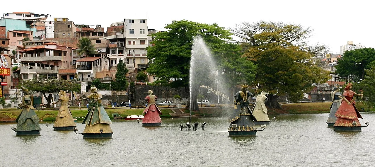 Orixás du dique do Tororó à Salvador (Bahia), Brésil