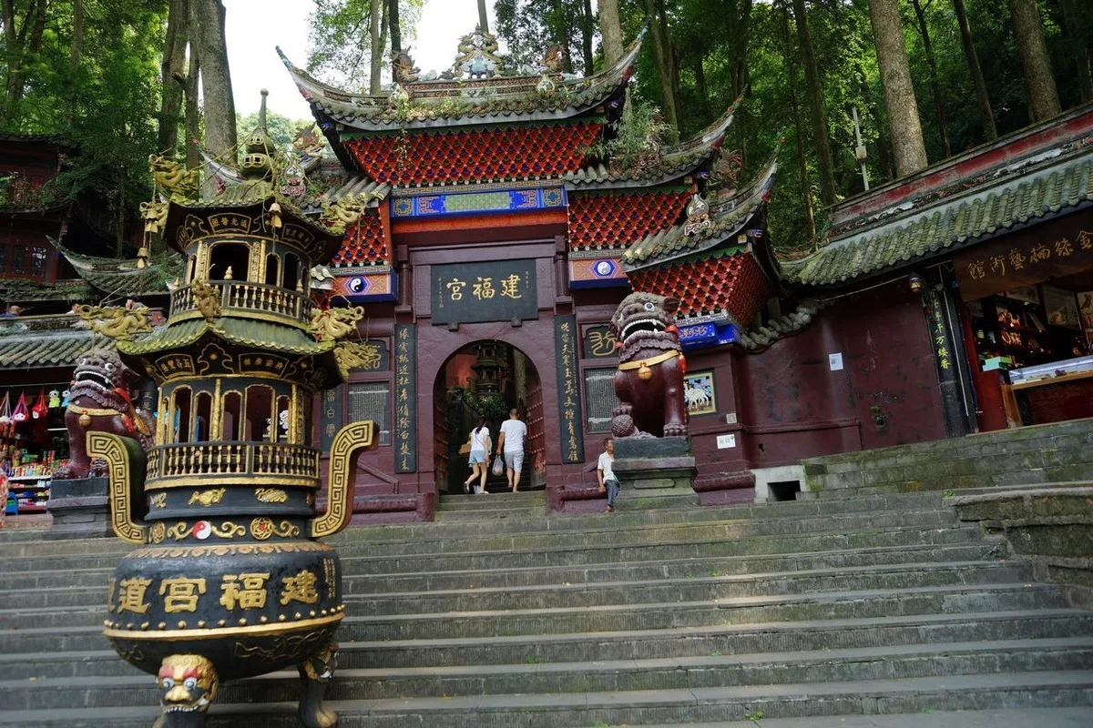 青城山山色